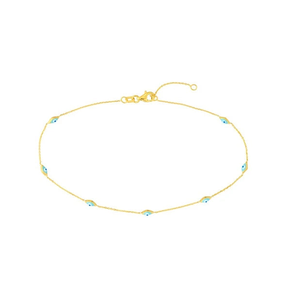 EN/Amel Evil Eye Station Chain