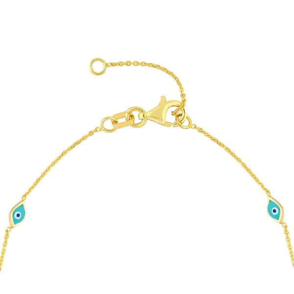 EN/Amel Evil Eye Station Chain