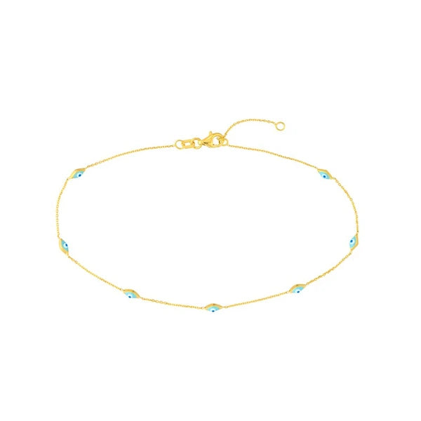 EN/Amel Evil Eye Station Chain