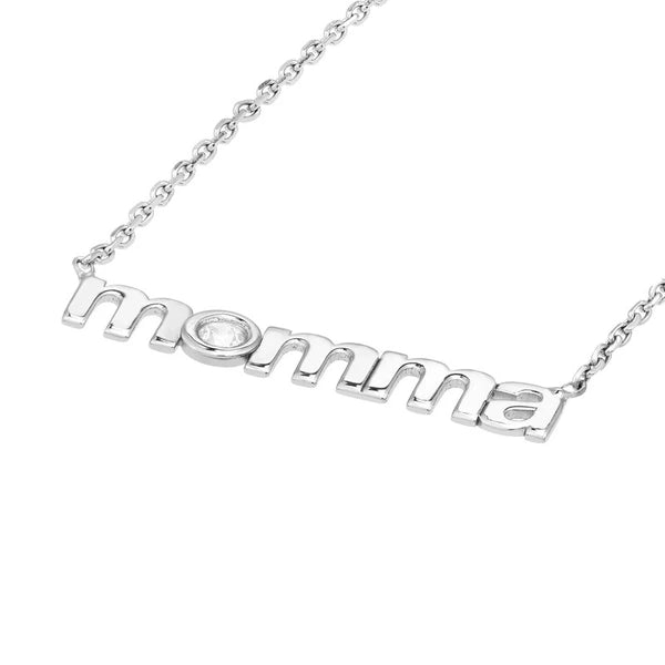 Momma CZ Necklace