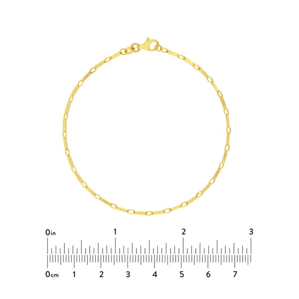 1.85 mm Handmade Flat Link Chain