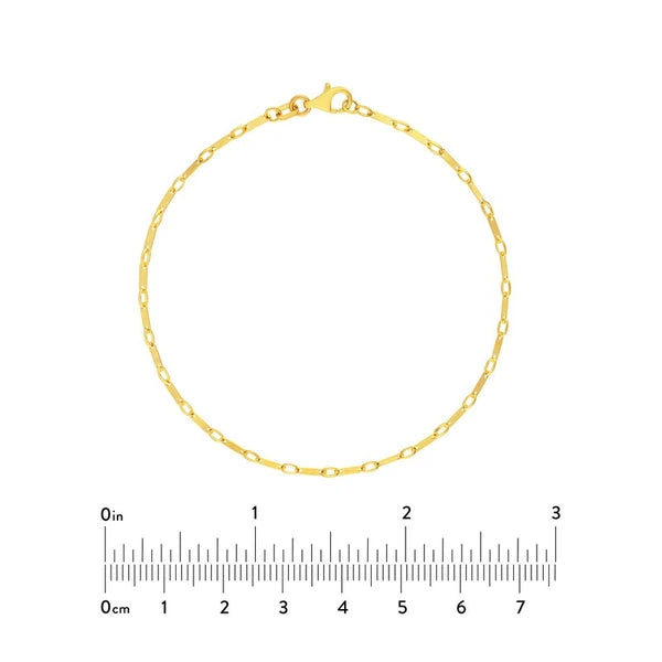 1.85 mm Handmade Flat Link Chain