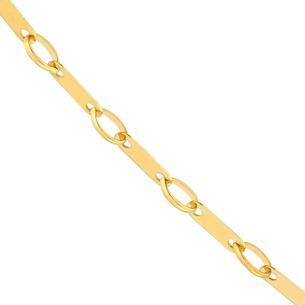 1.85 mm Handmade Flat Link Chain
