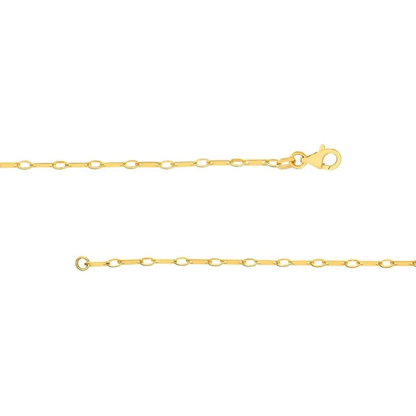1.85 mm Handmade Flat Link Chain