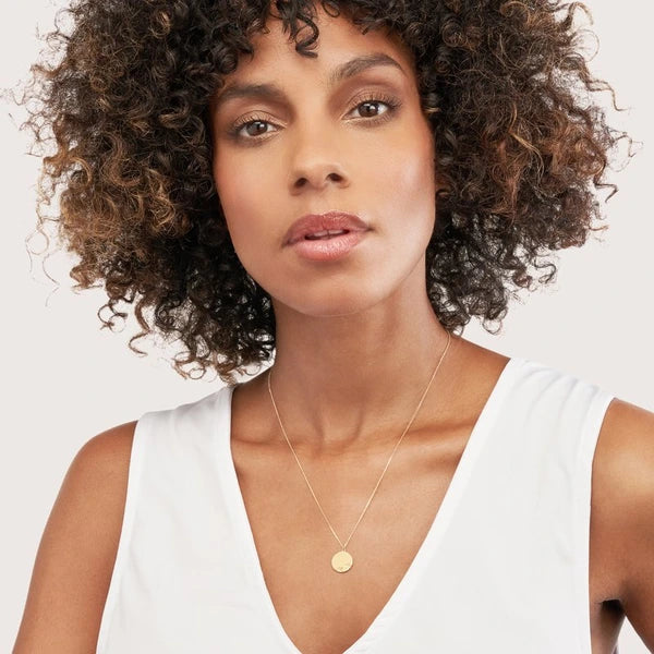 Diamond Stars Medallion Necklace