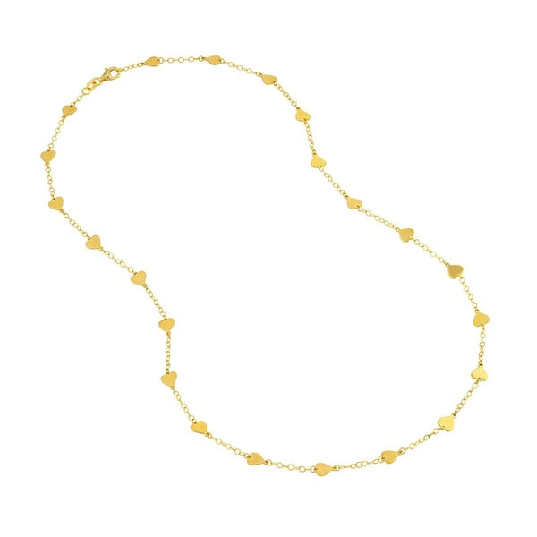 Heart Station Necklace