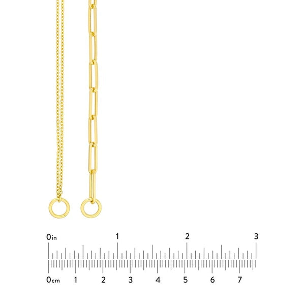 50/50 Paper Clip + Double D/C Cable Split Chain
