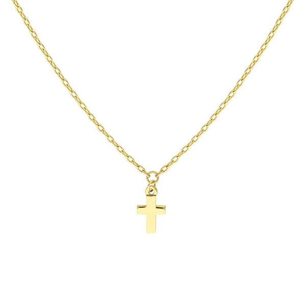 So You Mini Cross Dangle Necklace