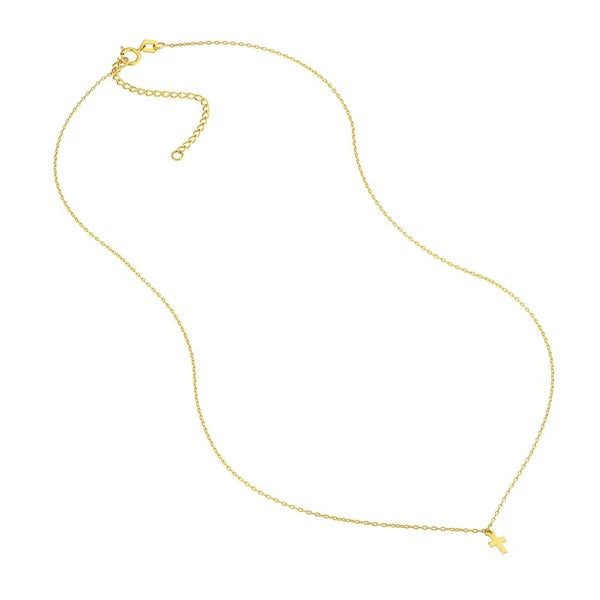 So You Mini Cross Dangle Necklace