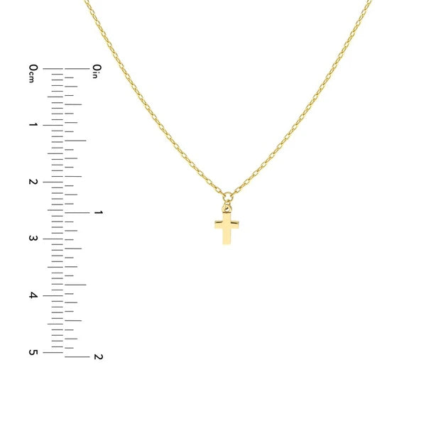 So You Mini Cross Dangle Necklace
