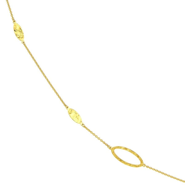 Long and Lovely D/C Mix Links Necklace