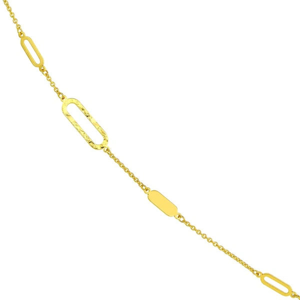 Long and Lovely D/C Paper Clip Necklace
