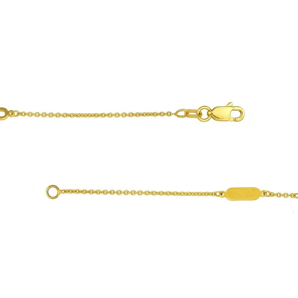 Long and Lovely D/C Paper Clip Necklace