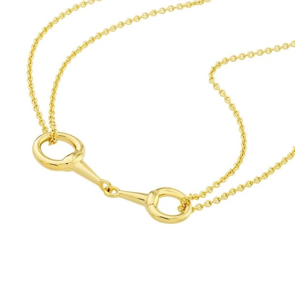 Double Strand Horse Bit Necklace
