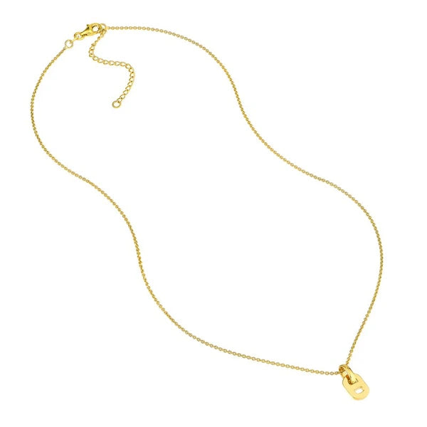 Flat Mariner Link Necklace