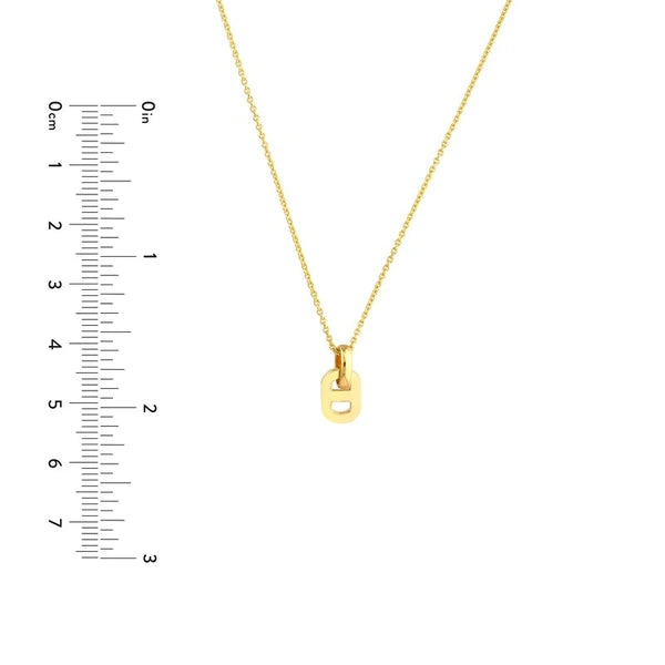 Flat Mariner Link Necklace