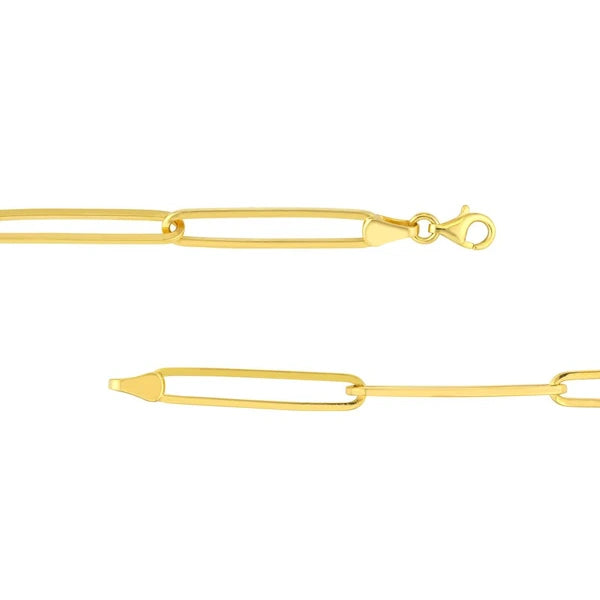1/5tcw Dia Disk Medallion in Paper Clip Lariat Necklace