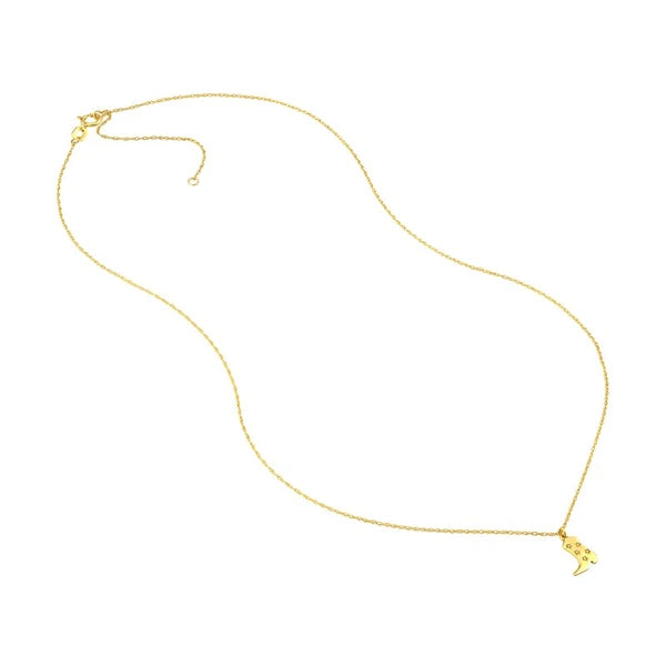 So You Five Stars Cowboy Boot Necklace