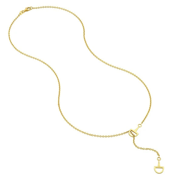 Horse Bit Lariat Necklace