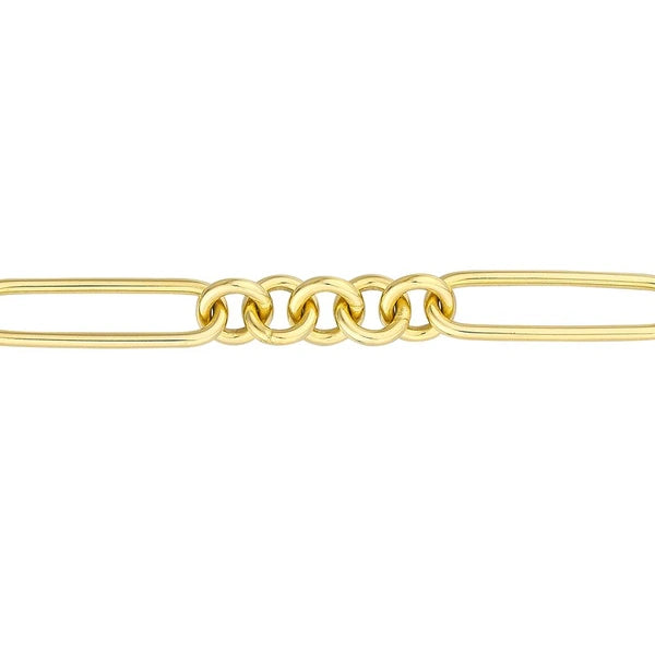 5+1 Round Paper Clip Bracelet