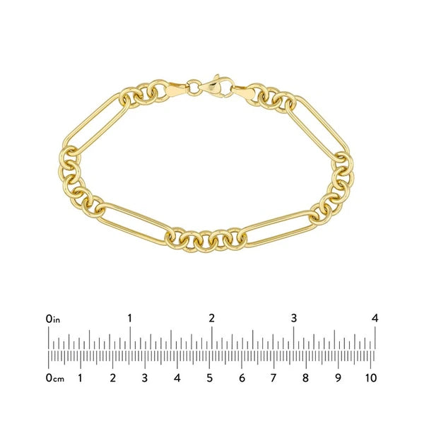 5+1 Round Paper Clip Bracelet