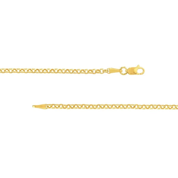 Faux Carabiner Heart on Rolo Necklace