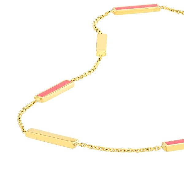 Neon Pink EN/Amel AlterN/Ating Bar Bracelet