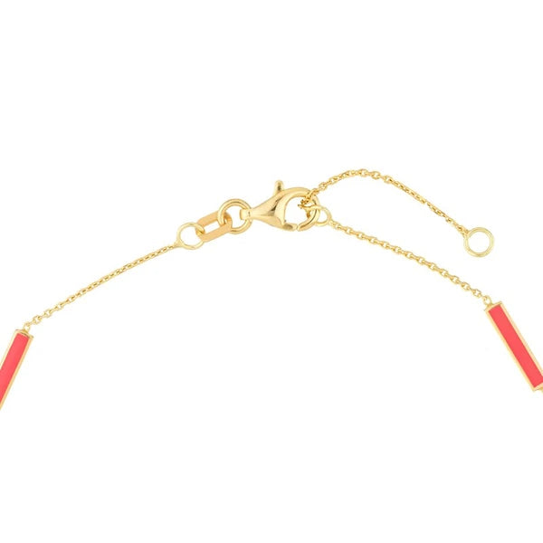 Neon Pink EN/Amel AlterN/Ating Bar Bracelet