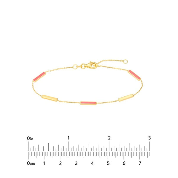 Neon Pink EN/Amel AlterN/Ating Bar Bracelet