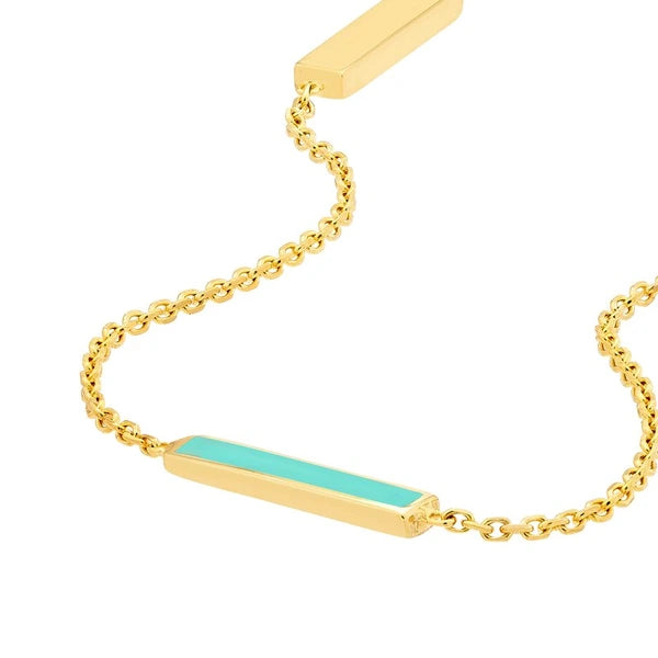 Lt Turquoise EN/Amel AlterN/Ating Bar Anklet