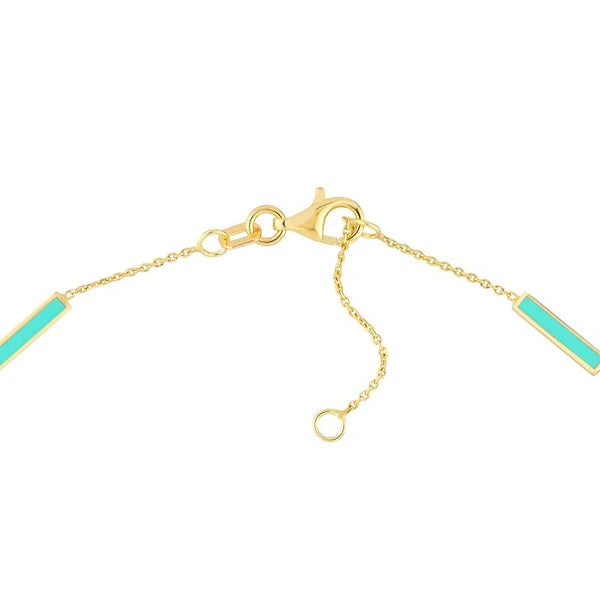 Lt Turquoise EN/Amel AlterN/Ating Bar Anklet