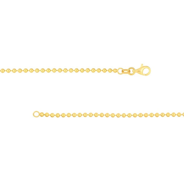 1/6tcw Diamond Love Station on Bead Chain Bracelet