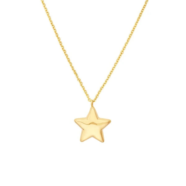 Puff Star Necklace with Lobster