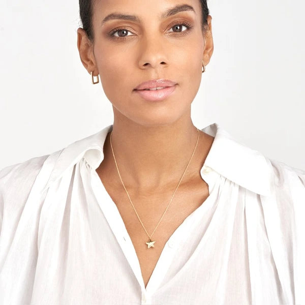 Puff Star Necklace with Lobster