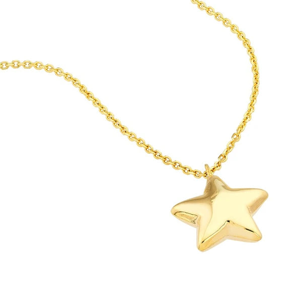 Puff Star Necklace with Lobster