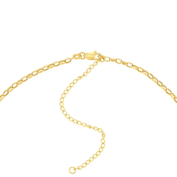 Mini Rectangular Link Choker Chain