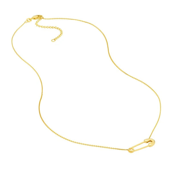 Safety Pin Necklace
