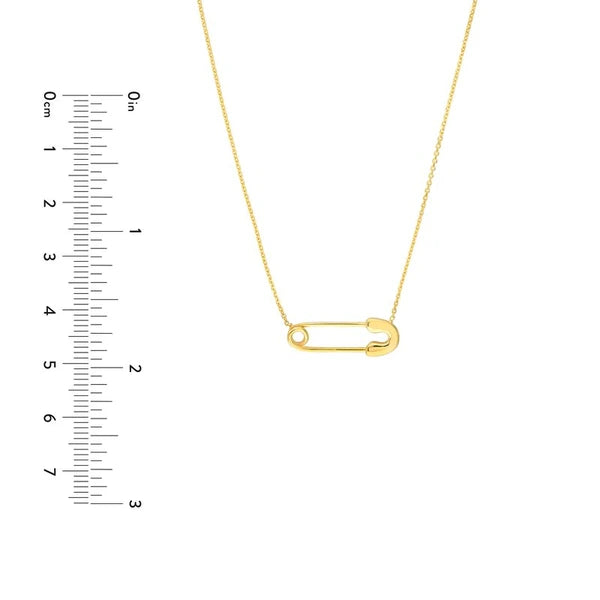 Safety Pin Necklace