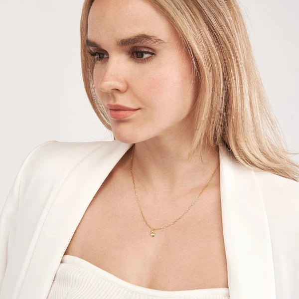 Mini Seashell Paper Clip Necklace