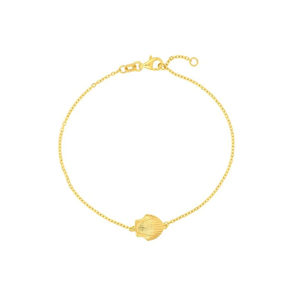 Single Seashell Station Bracelet