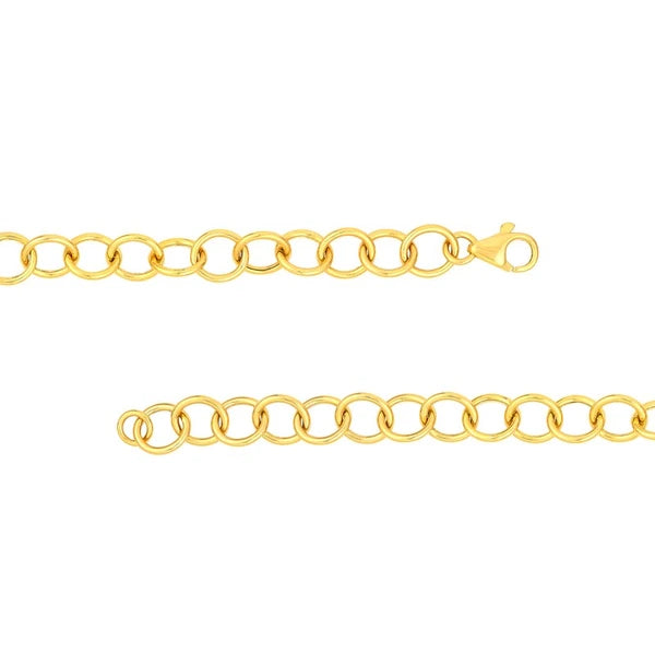9.30mm Hollow Rounded Wire Link Chain