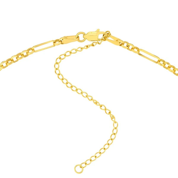 6+1 Rolo Paper Clip Adjustable Choker