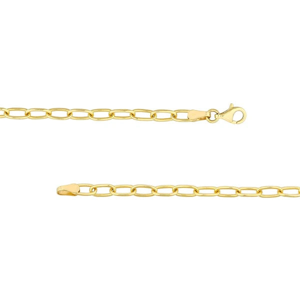 Dot Diamond Mariner Paper Clip Necklace
