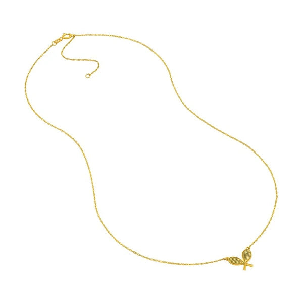 So You Tennis Rackets Necklace