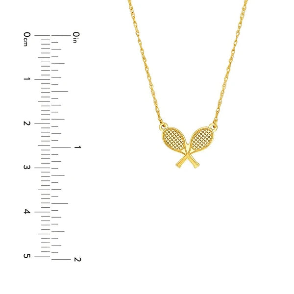 So You Tennis Rackets Necklace