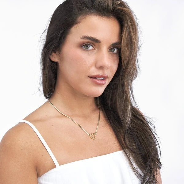 SN/Ake Open Heart Necklace