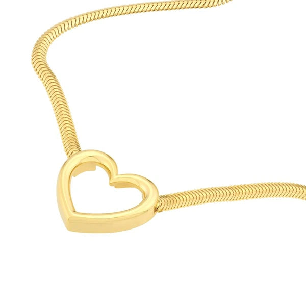 SN/Ake Open Heart Necklace
