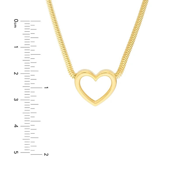 SN/Ake Open Heart Necklace