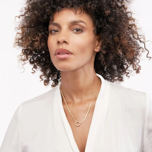 Diamond Circle SN/Ake Necklace