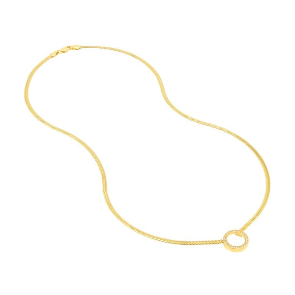 Diamond Circle SN/Ake Necklace
